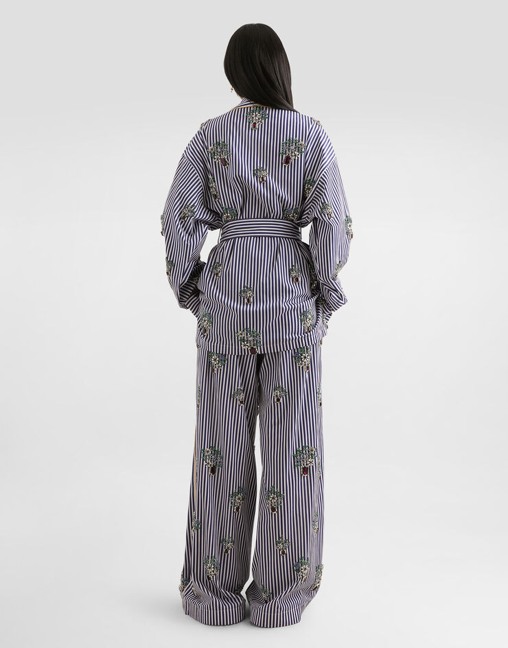 Dolce & Gabbana Chantilly lace blouse Multicolor F7BV7TILMDD