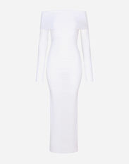 Dolce & Gabbana KIM DOLCE&GABBANA Tulle calf-length dress Black F7ZH3TG9826