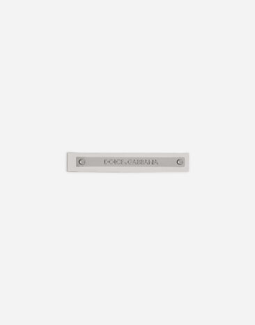 Dolce & Gabbana Alfiler de corbata con placa con logotipo Plateado WTQ1L1W1111