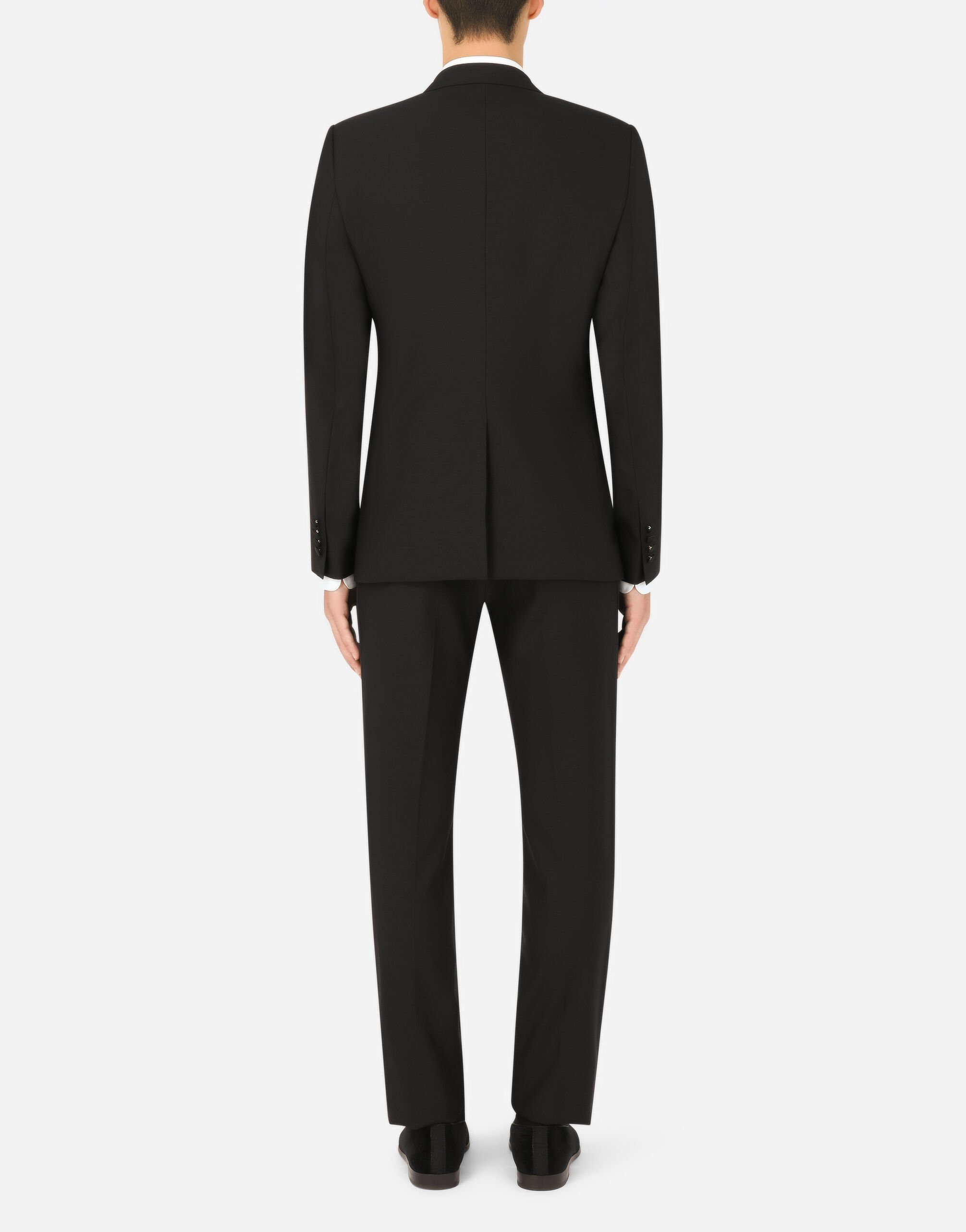 Blackのメンズ 3-piece wool suit | Dolce&Gabbana®