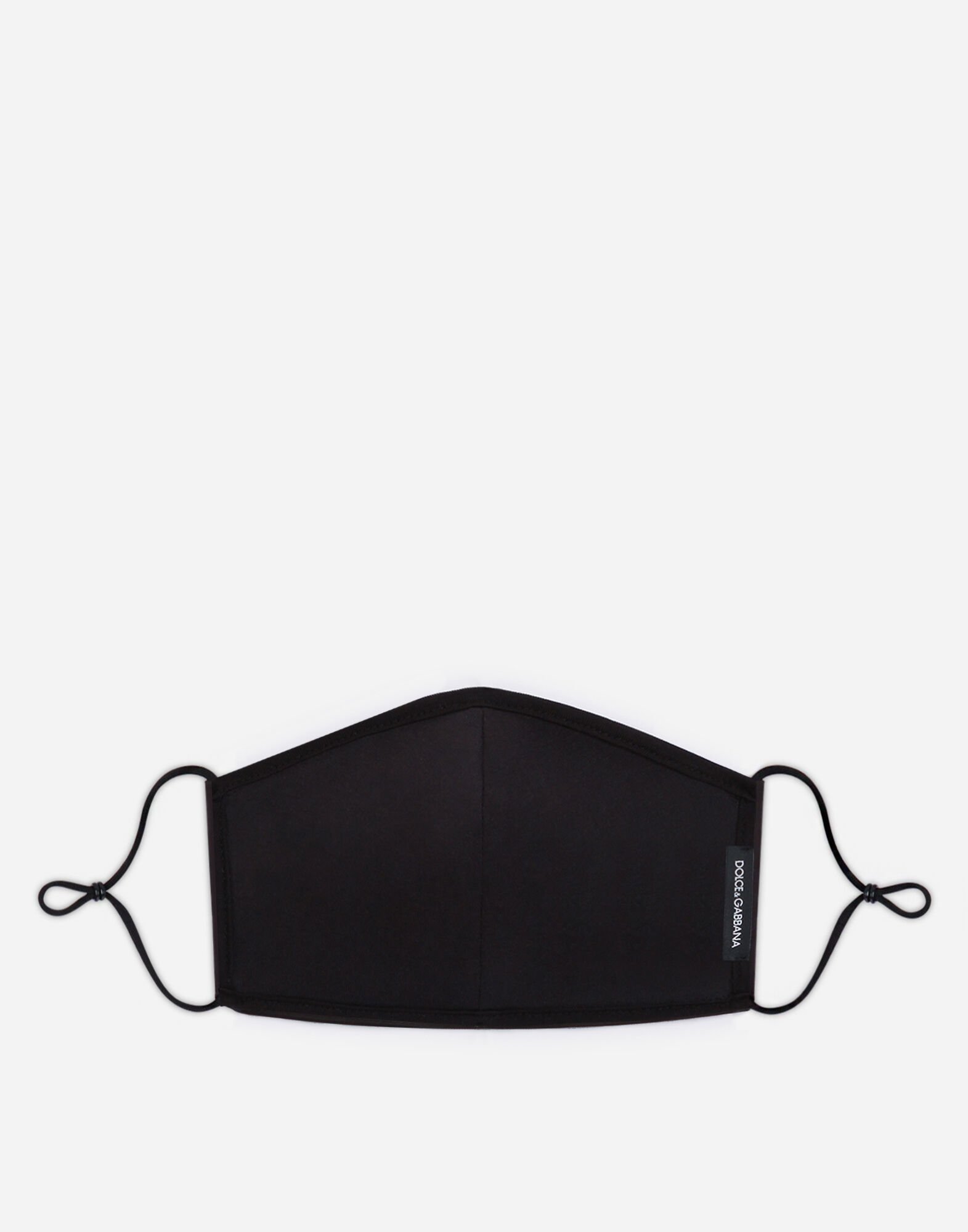 Poplin face mask with brocade print in MULTICOLOR for Men Dolce Gabbana