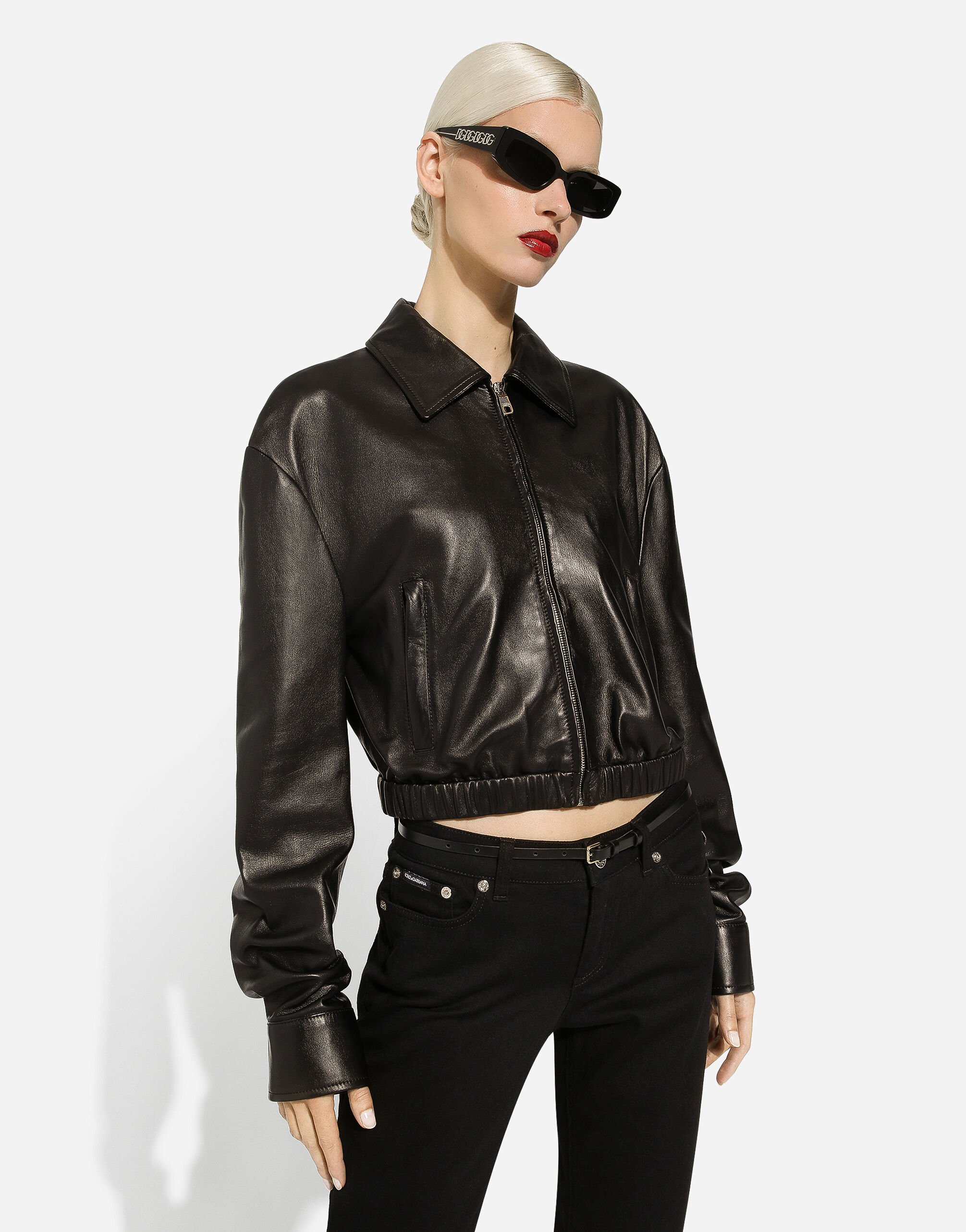 Dolce and gabbana bomber jacket womens sales