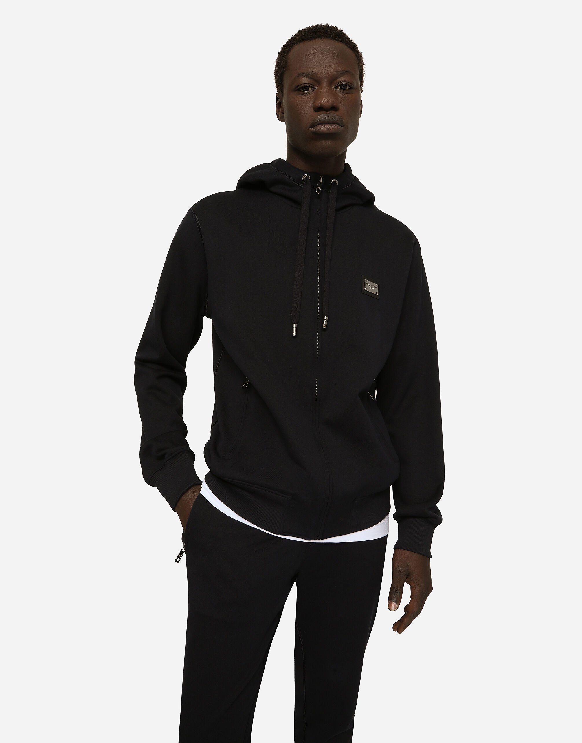 Dolce and gabbana zip up hoodie sales