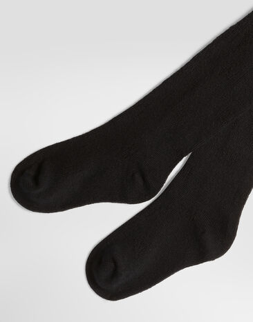 Dolce & Gabbana Perforated tights with logo  LBKAF1JBCKY