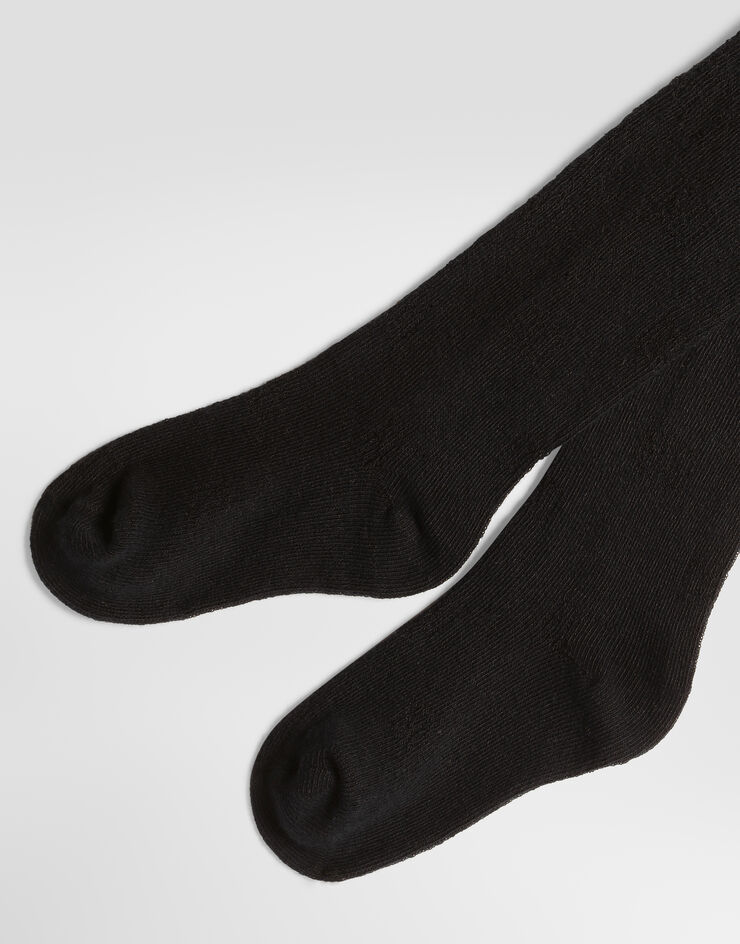 Dolce & Gabbana Perforated tights with logo  LBKAF1JBCKY