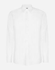 Dolce & Gabbana Cotton Martini-fit shirt Negro A50573AN890