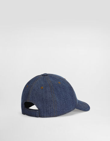 Dolce & Gabbana Denim baseball hat with logo Multicolor LB5H71LDE06