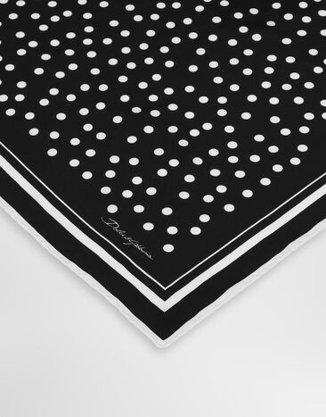 Dolce&Gabbana Polka-dot twill scarf (70x70) Print FN092RGDCF1