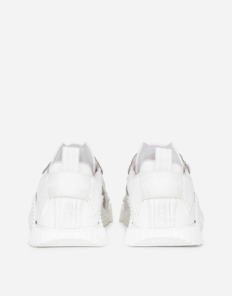 Dolce & Gabbana Sneakers NS1 en matières mélangées Blanc CS1770AJ969