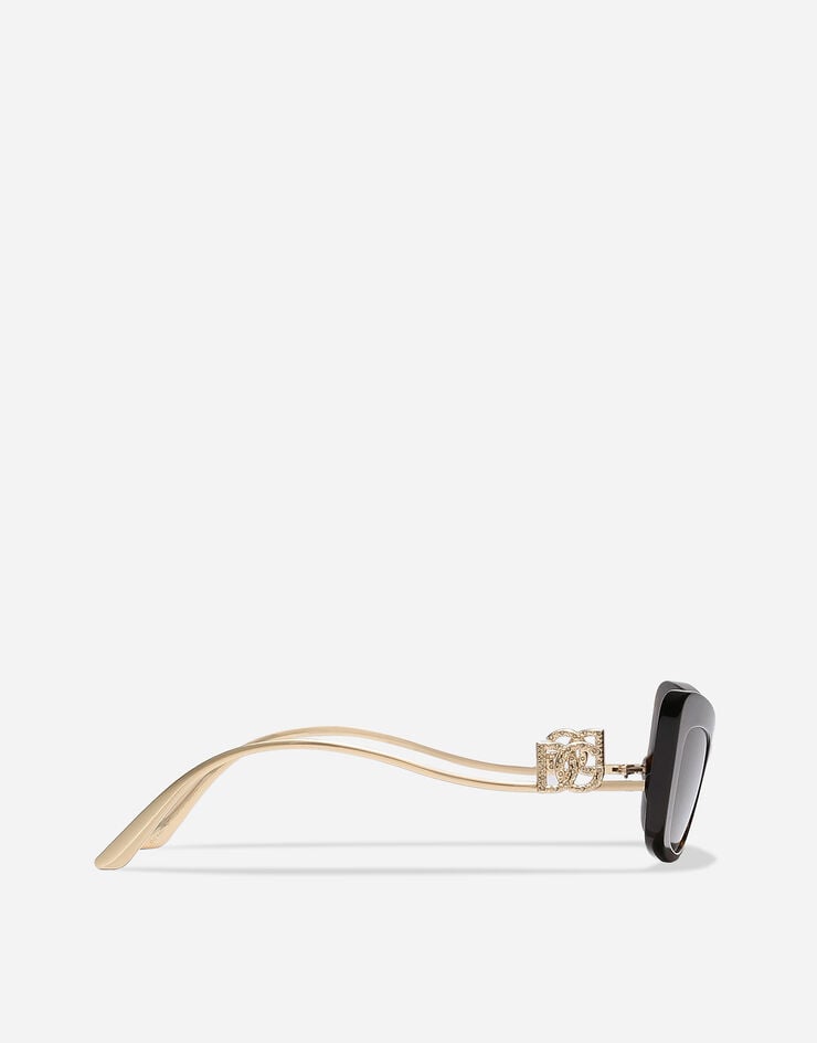 Dolce & Gabbana Sonnenbrille DG Crystal Braun VG4467VP273