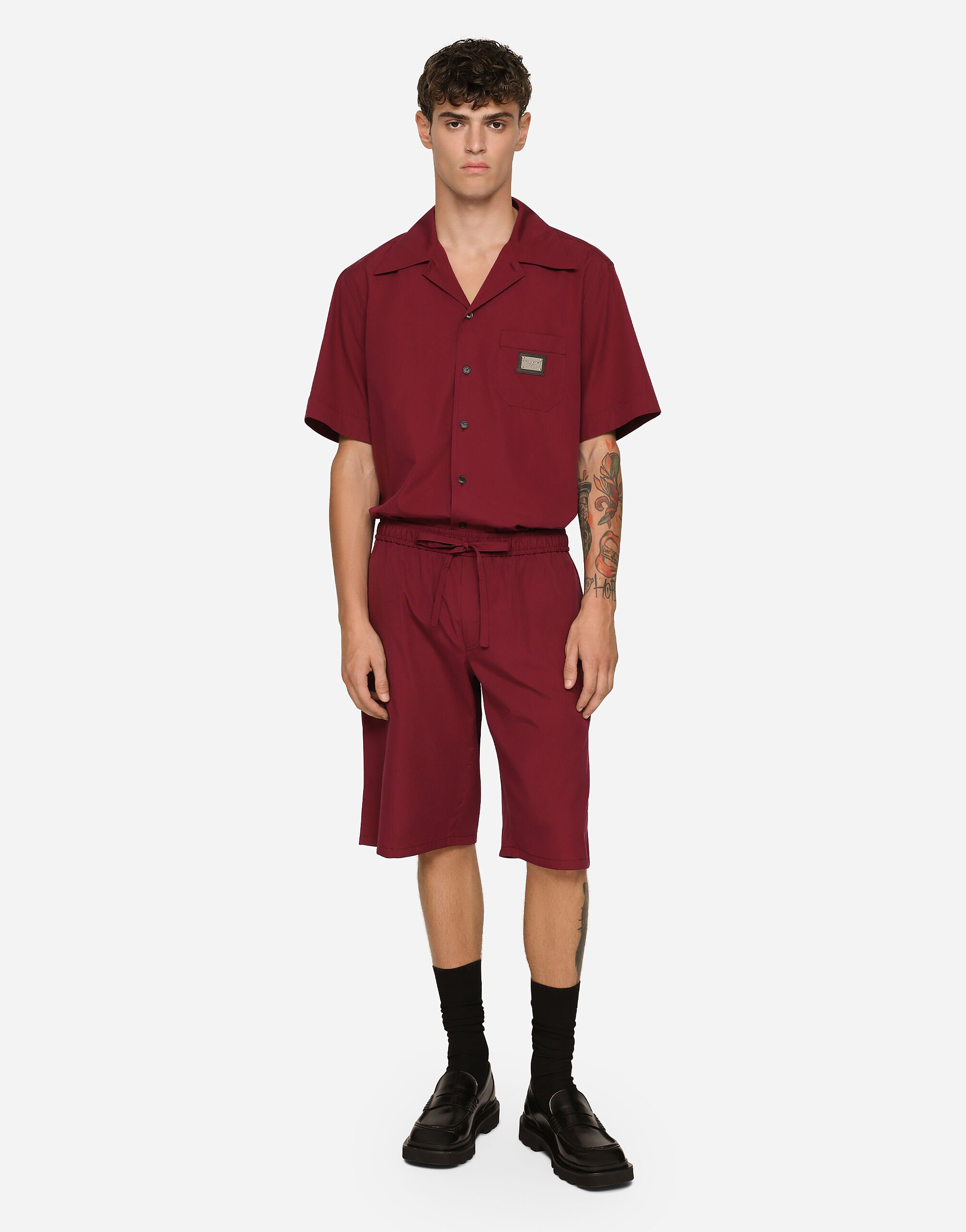 Camicia bordeaux discount