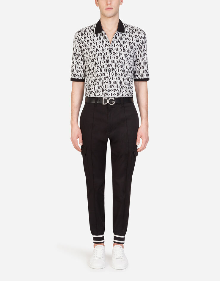 Dolce & Gabbana Jersey DG print shirt NERO G5GP6TFS793