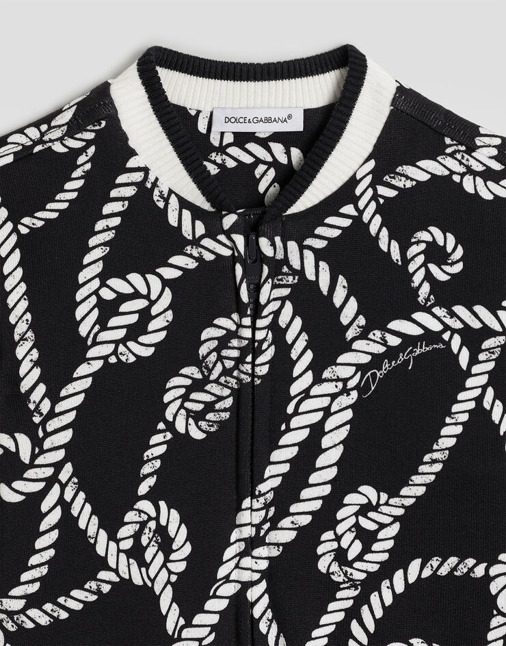 Dolce & Gabbana Marina-print jersey sweatshirt Dolce & Gabbana Marina-print jersey sweatshirt Multicolor L1JWOHII7LO