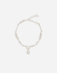 Dolce & Gabbana Easy Diamond bracelet in white gold 18kt and diamonds pavé White WBQD1GWPAVE
