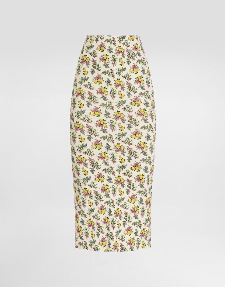 Dolce & Gabbana Small floral-print skirt Dolce & Gabbana Small floral-print skirt Multicolor FXO39TJAHLS