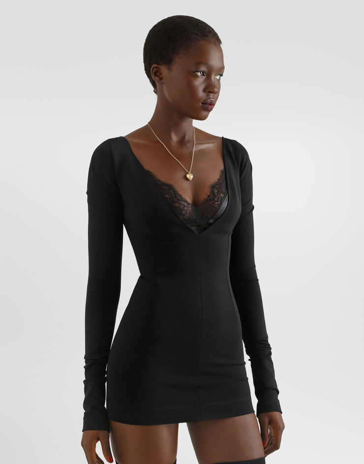 Dolce & Gabbana Jersey dress Black F616RTFUGKF