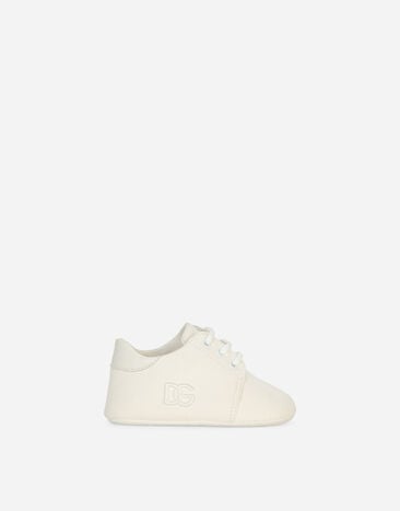 Dolce & Gabbana Sneaker in suede Bianco L0EGG2FU1L6