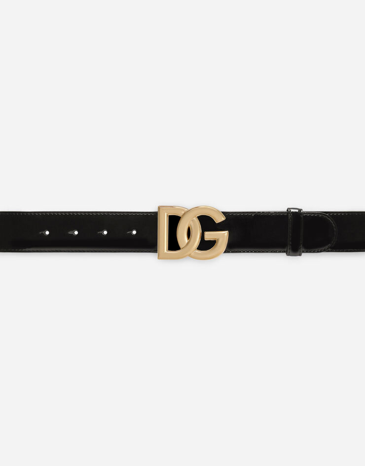 US | DG with Black leather for belt logo Dolce&Gabbana® in Patent
