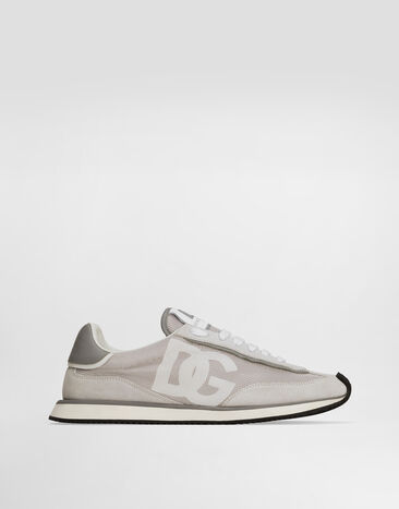 Dolce & Gabbana Mixed-material DG CUSHION sneakers Grey CS2288A3D42