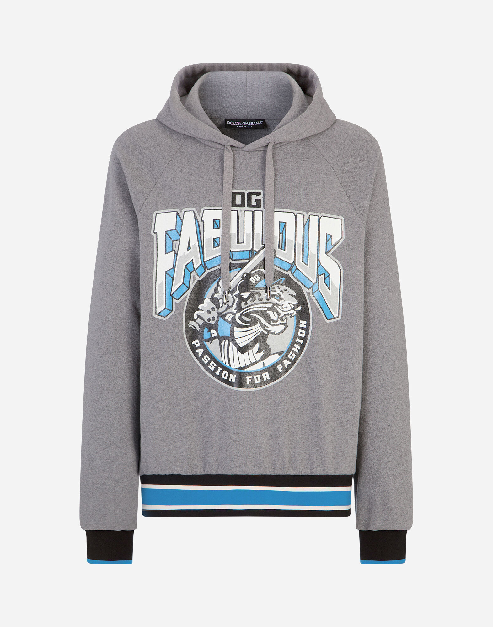 スウェットパーカ ジャージー レオパードプリント