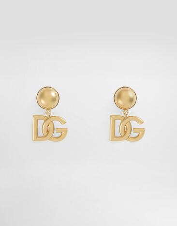 Dolce & Gabbana Clip-on earrings with DG logo Gold WEN6P6W1111