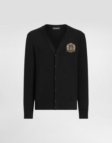 Dolce & Gabbana 初剪羊毛开衫 Dolce & Gabbana 初剪羊毛开衫 Black GXV01ZJDVG7