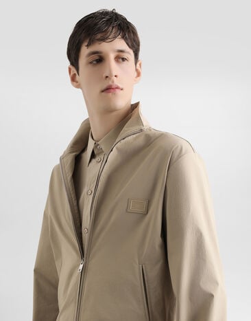 Dolce & Gabbana Nylon canvas jacket Beige G9BSKTFUUDD