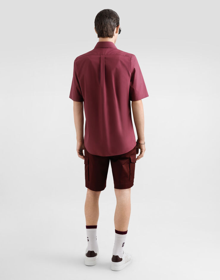 Dolce & Gabbana Cotton shirt Bordeaux G5MV5TFU5T9