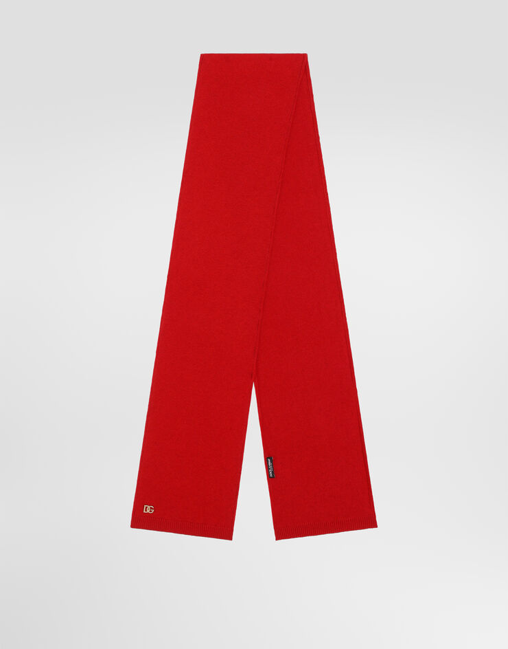 Dolce & Gabbana Virgin wool scarf Red FXR31TJDVNK