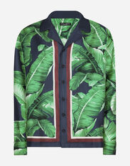 Dolce & Gabbana Banana-tree-print silk shirt Print G5IX8THS5QQ