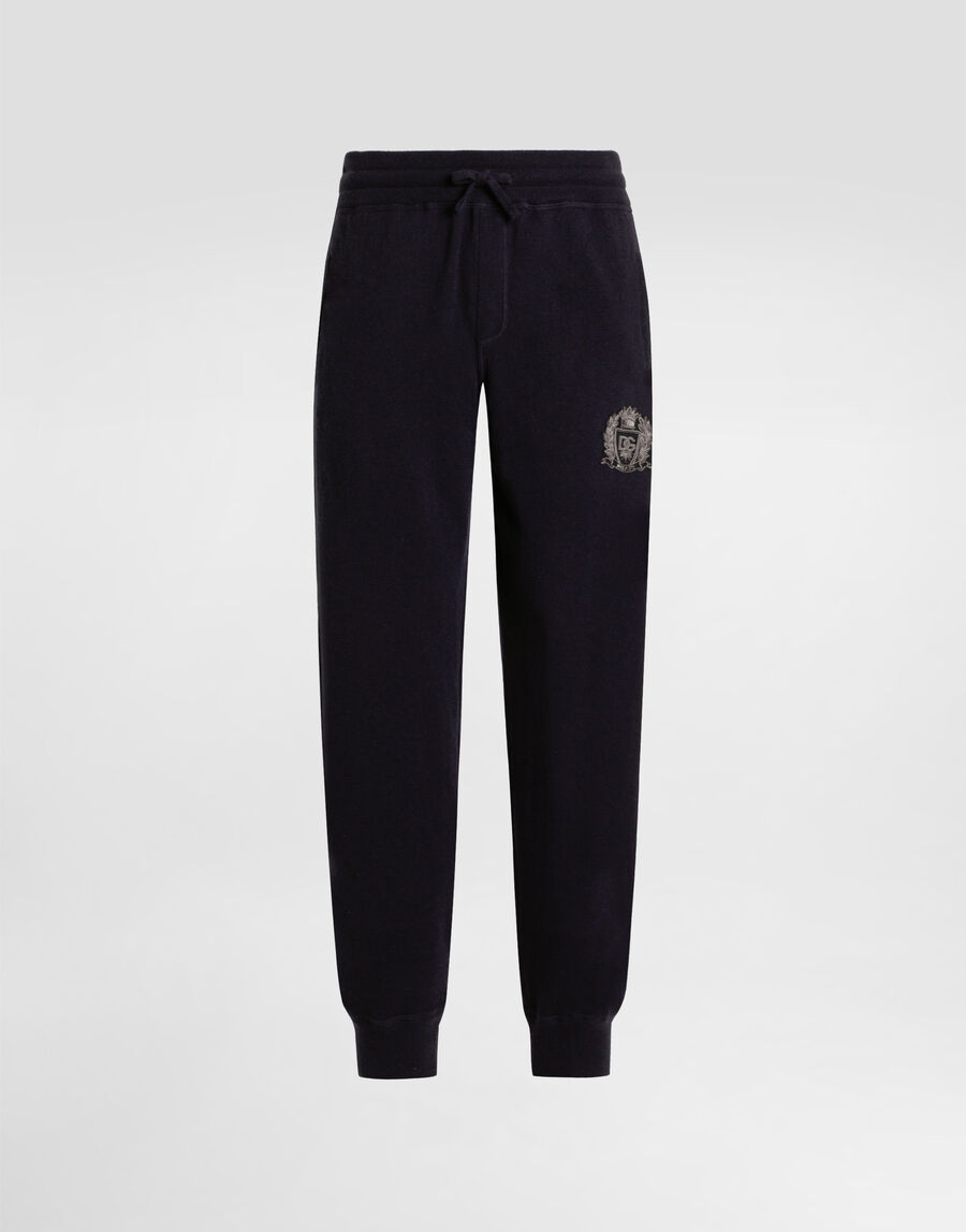 Smooth cashmere trousers