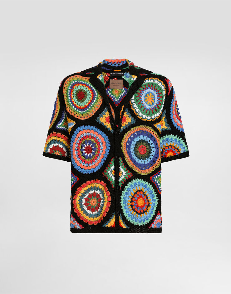 Dolce & Gabbana Crochet shirt Dolce & Gabbana Crochet shirt Multicolor GXVAJTJGMIZ