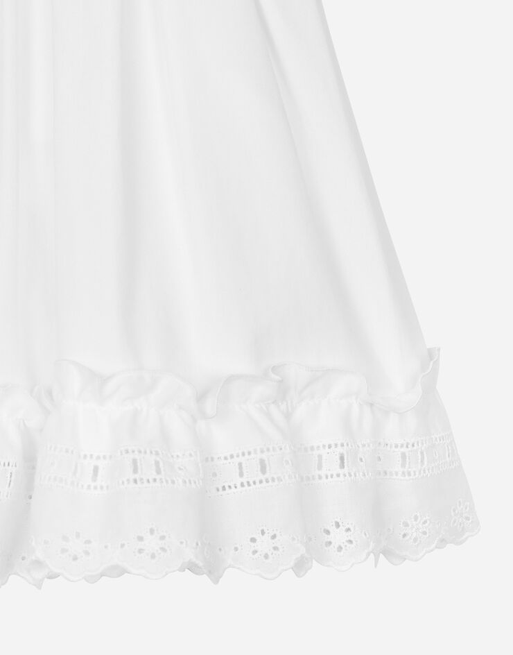 Dolce & Gabbana Vestido de popelina con logotipo Dolce&Gabbana Blanco L23DZ3FU5GK