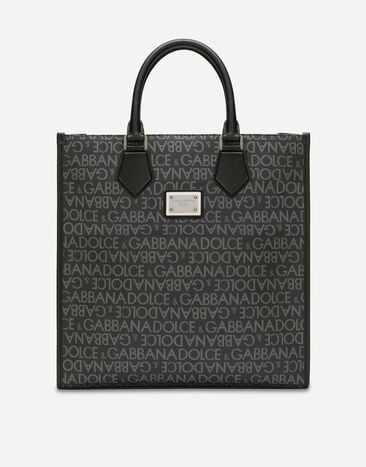 Dolce & Gabbana 涂层提花中号购物袋 版画 BM2274AQ061
