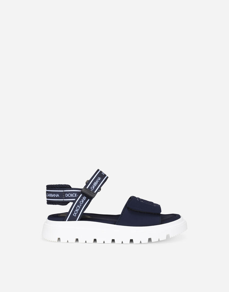 Dolce & Gabbana Technical fabric sandals with DG logo Multicolor DA5061AY233