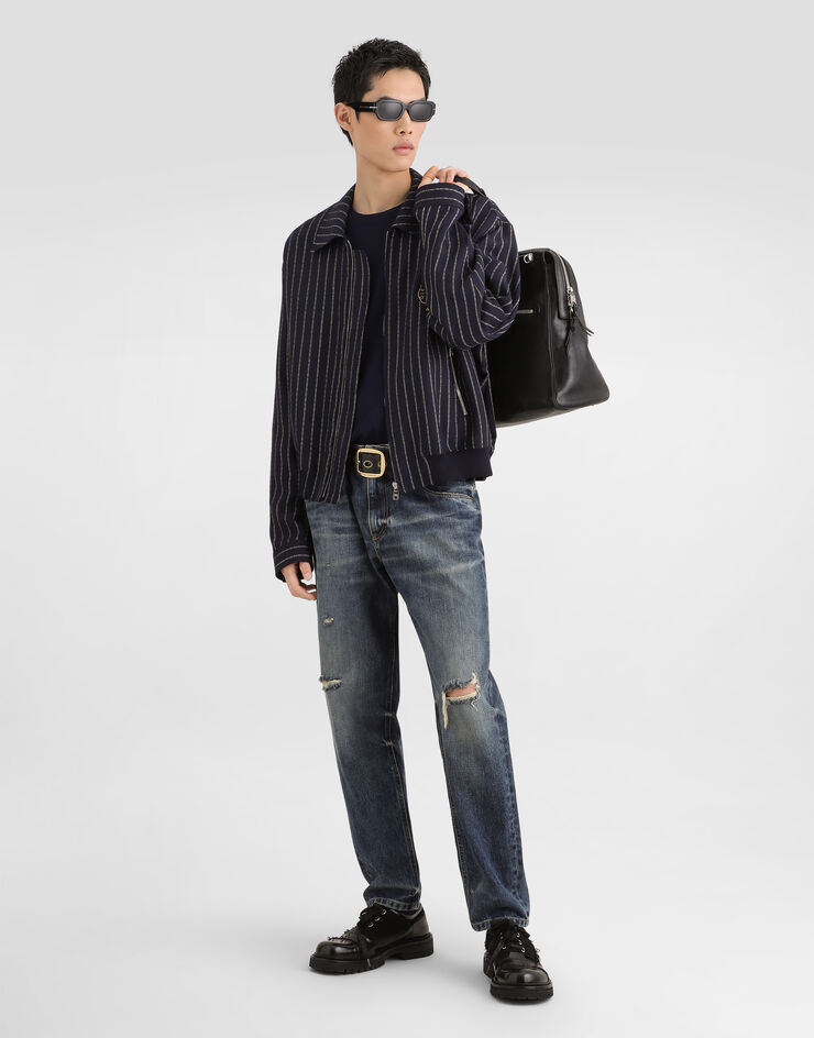 Dolce & Gabbana 봄버 재킷 비스코스 소재 멀티 컬러 G9CFYZFB8AC