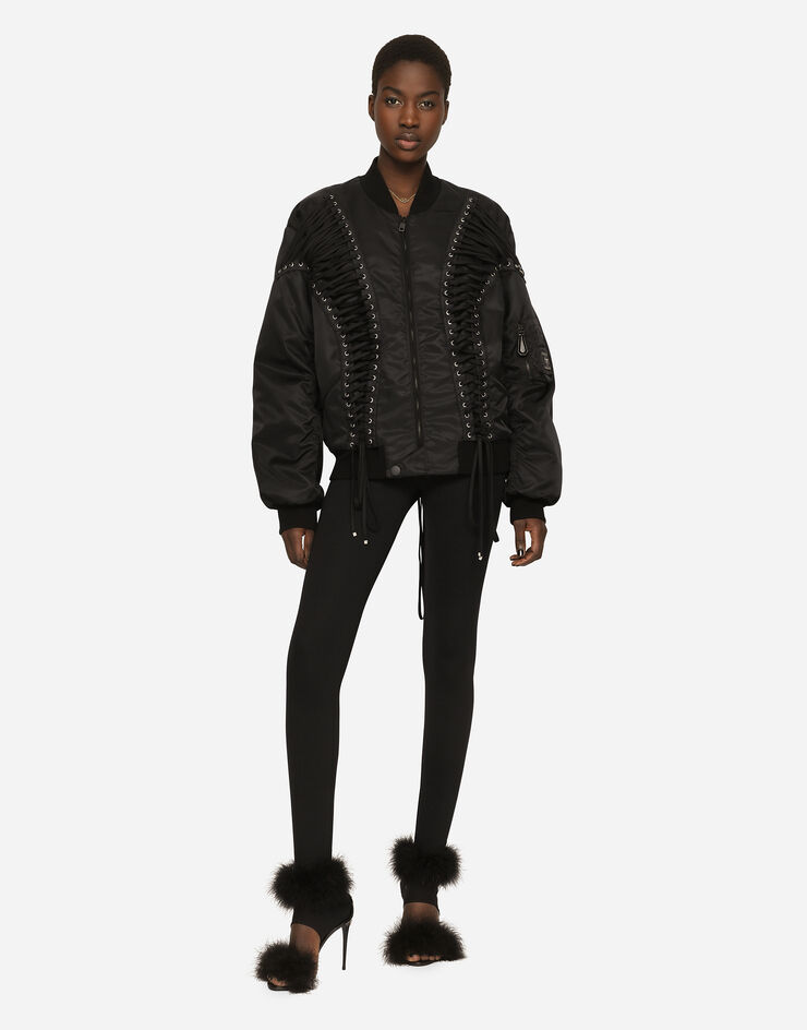 Dolce & Gabbana BOMBER Negro F9P23TFUMNQ