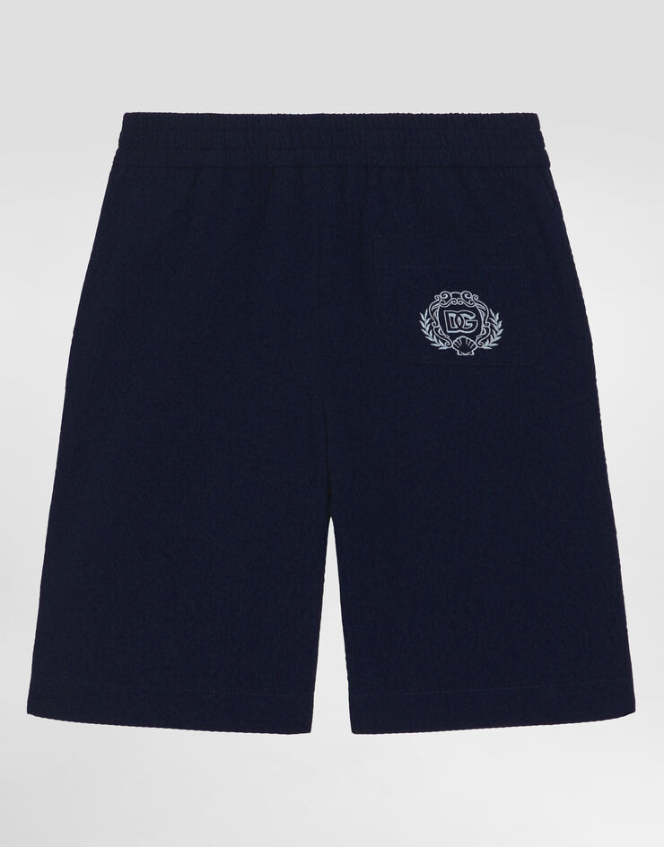 Dolce & Gabbana Cotton bermuda shorts Blue L43Q86FR51F