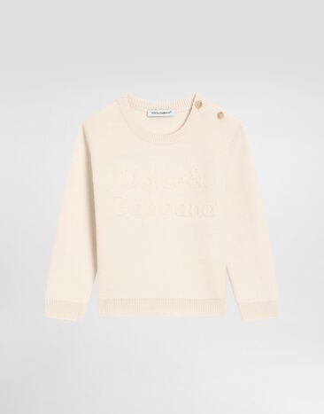 Dolce & Gabbana Wool interlock sweater Beige L1KWC5JDVCQ