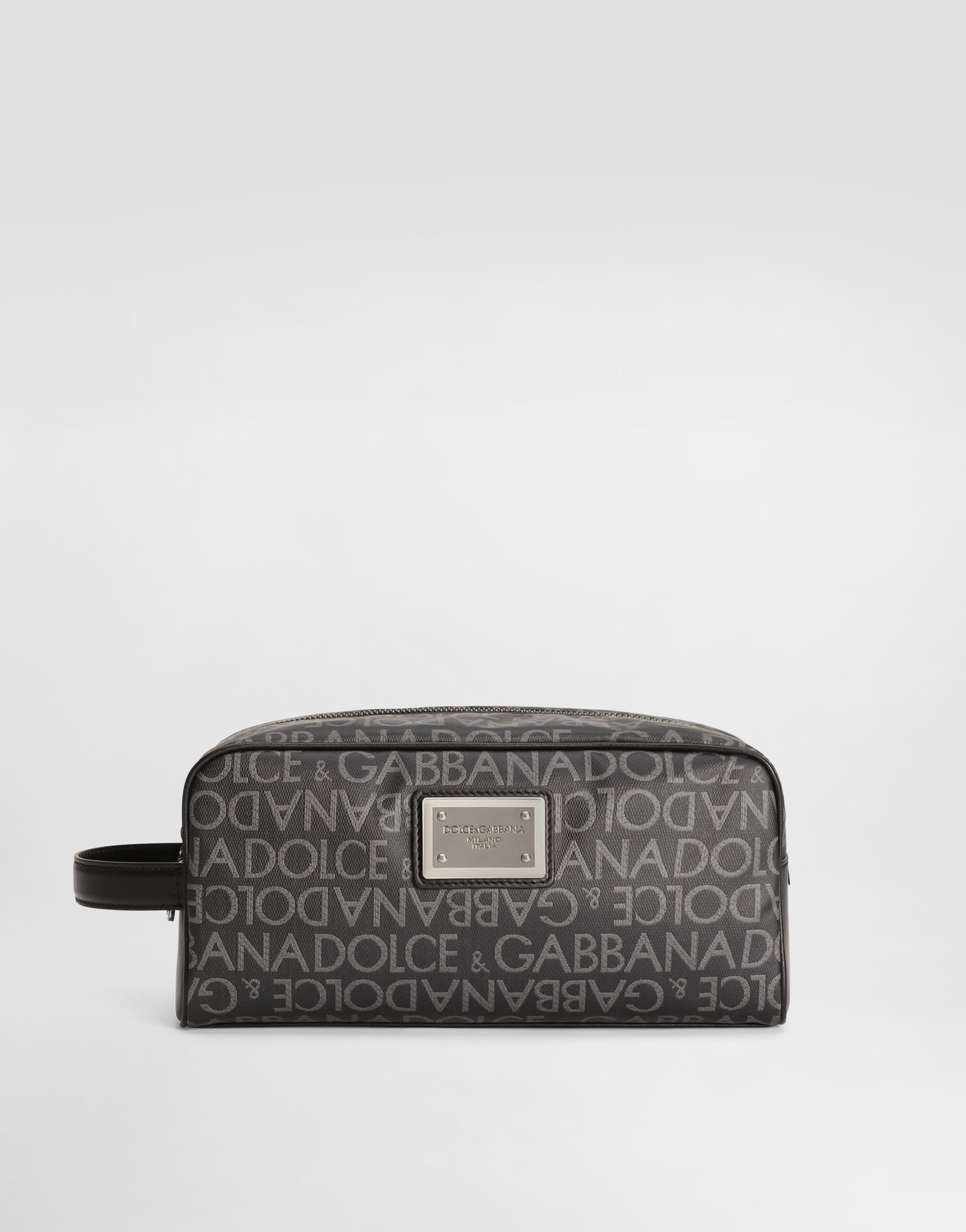DOLCE &GABBANA ケース Coated jacquard toiletry bag in Multicolor for Men | Dolce&Gabbana® US