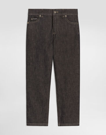 Dolce & Gabbana 5-pocket denim trousers Grey L42F96LDE14