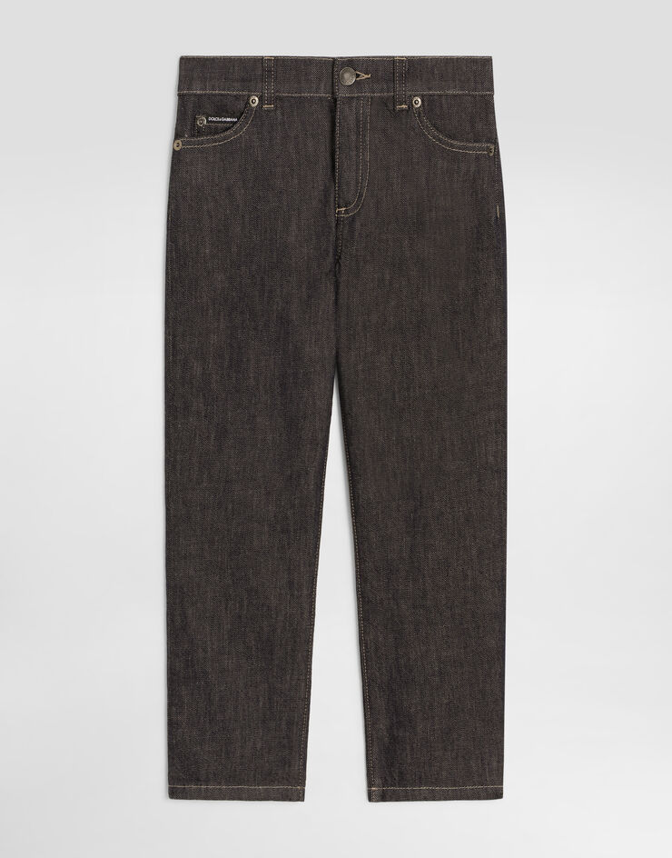 Dolce & Gabbana 5-pocket denim trousers Grey L42F96LDE14