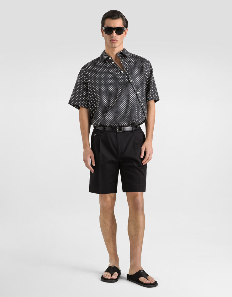 Dolce & Gabbana Polka dot-print linen shirt Dolce & Gabbana Polka dot-print linen shirt Multicolor G5OR6TFS4H1
