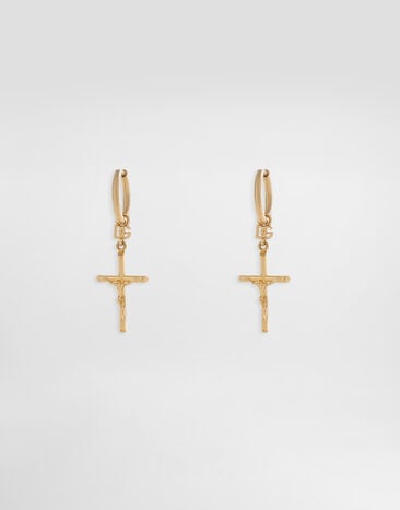 Dolce & Gabbana Stud earrings with crosses Dolce & Gabbana Stud earrings with crosses Gold WEQ2D1W1111
