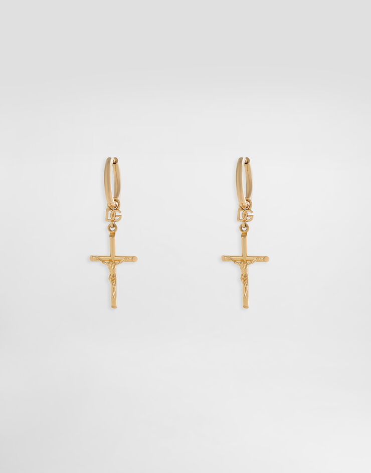 Dolce & Gabbana Stud earrings with crosses Dolce & Gabbana Stud earrings with crosses Gold WEQ2D1W1111