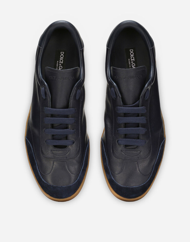 Dolce & Gabbana Sneaker Saint Tropez in pelle di vitello Blu CS2255AR833