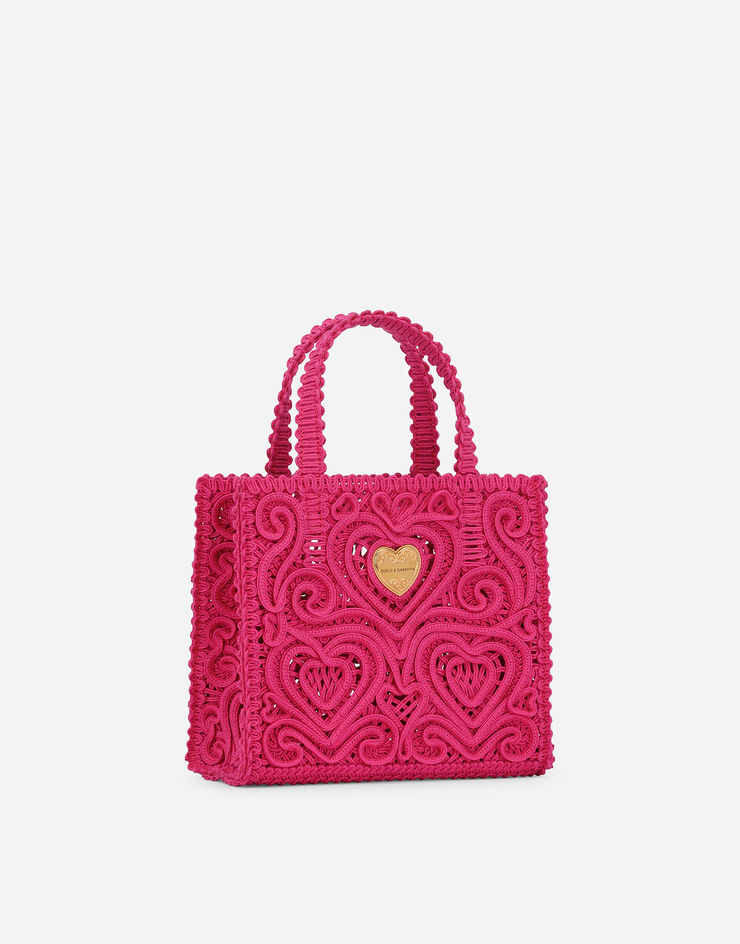 Dolce & Gabbana Cordonetto shopper Fuchsia BB7183AW717