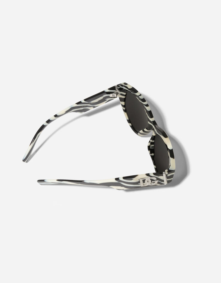 Dolce & Gabbana DG Crossed Sunglasses Zebra VG4514VP287