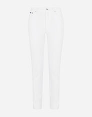 Dolce & Gabbana Denim jeans with Audrey fit White FTB47DG8GF5