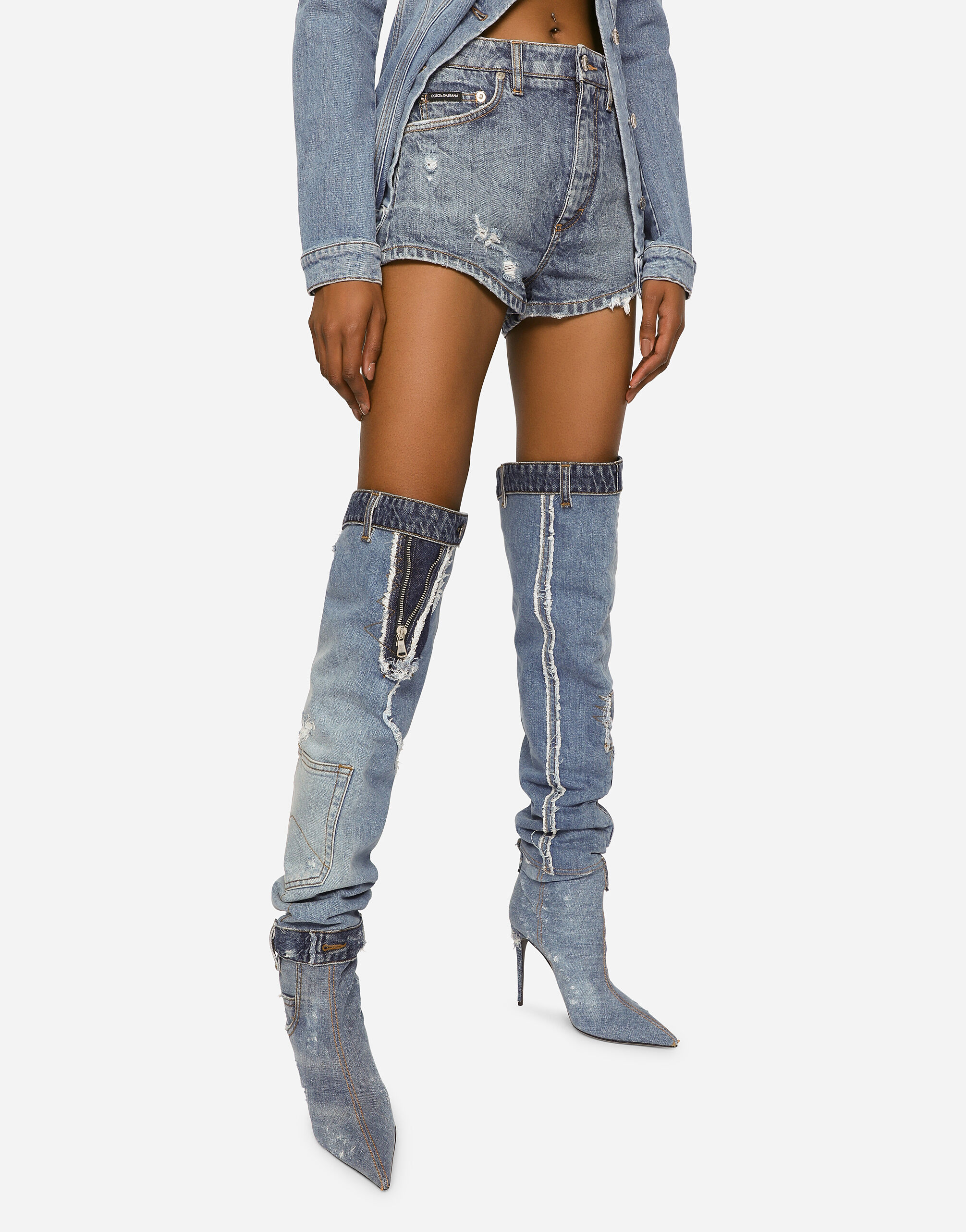 Dolce gabbana sales denim shorts